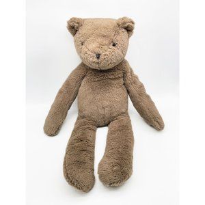 Pottery Barn Kids PBK Teddy Bear 21" Brown Stuffed Plush Hanging Lovey Baby Toy